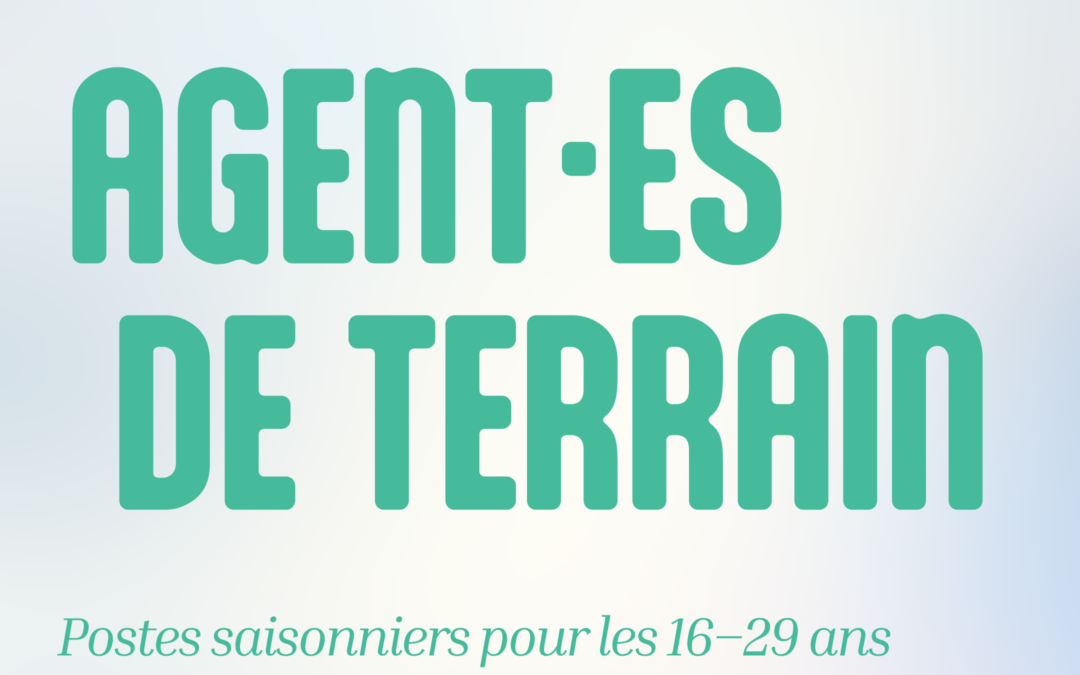 OFFRE D&rsquo;EMPLOI : Agent·es de terrain Lis-moi